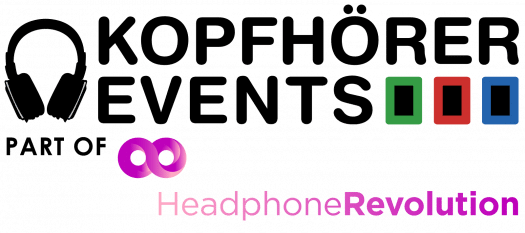 Kopfhörer Events Deutschlland part of Headphone Revolution Logo