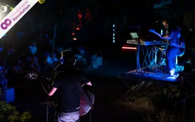 Silent Open Air Konzert einer Live-Band mit Kopfhörern von Headphone Revolution