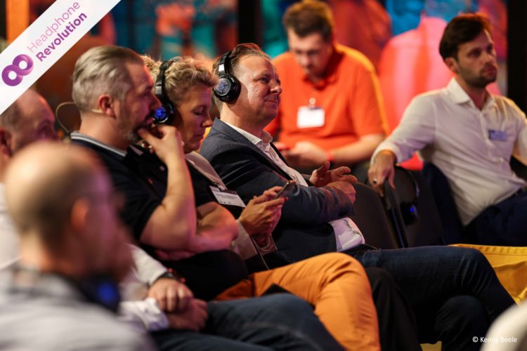 Silent Conference auf einer Konferenz