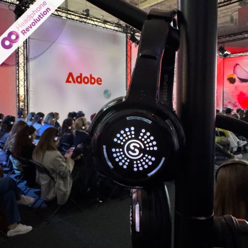 Silent Conference Kopfhörer HR SC Flex von Headphone Revolution auf dem OMR Festival 2025 in der Messe 2025