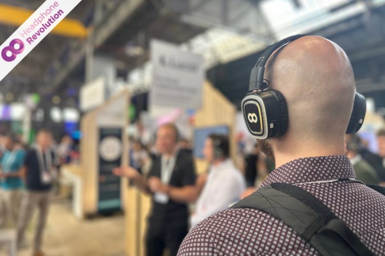 Silent Hybrid Kopfhörer "HR Z-PRO 50X" von Headphone Revolution im Einsatz als Silent Conference Kopfhörer auf der Google Cloud Summit 2025