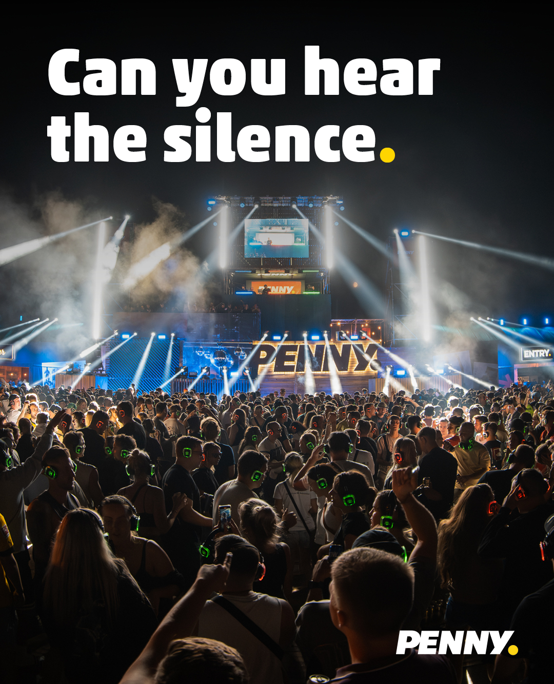 Silent Party by Headphone Revolution auf dem Parookaville Festival an der PENNY Stage
